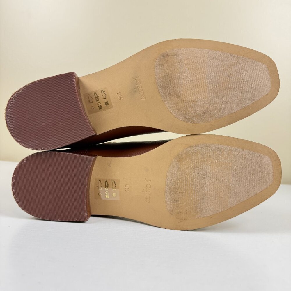 EUC J. Crew Brown Pull On Chelsea Boots - Picture 9 of 11